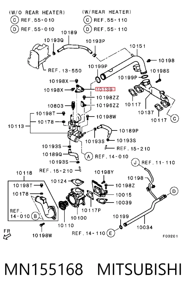  MN155168 Mitsubishi