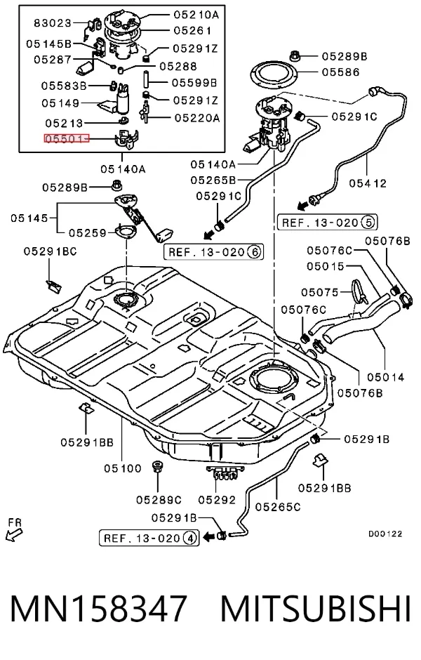  MN158347 Mitsubishi
