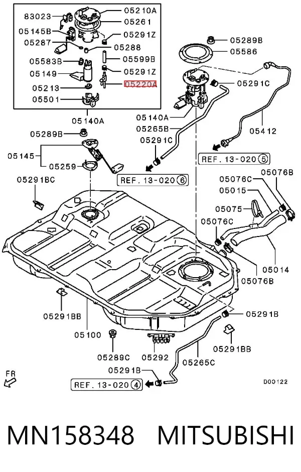  MN158348 Mitsubishi
