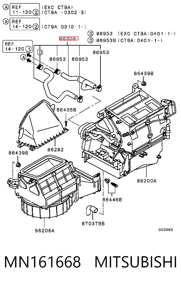  MN161668 Mitsubishi