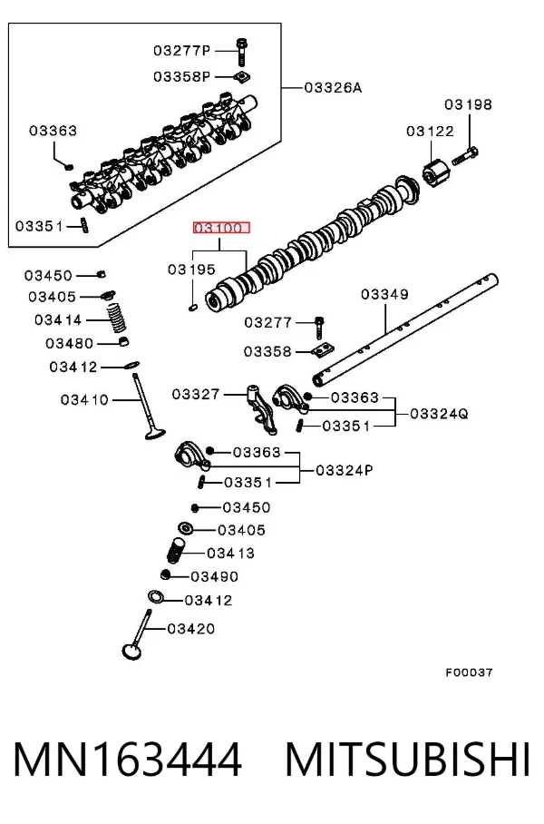  MN163444 Mitsubishi