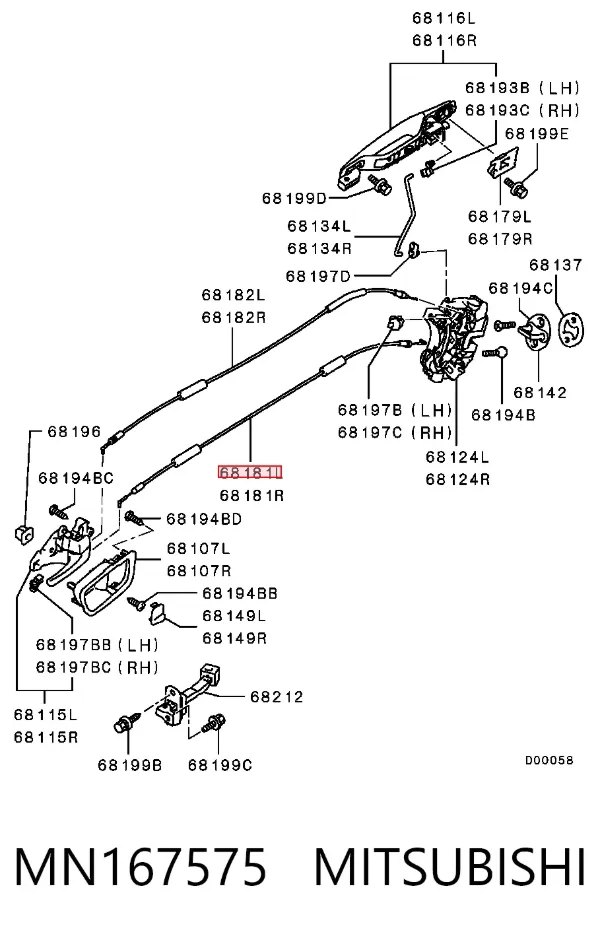  MN167575 Mitsubishi