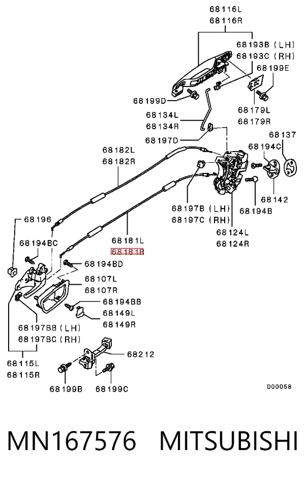  MN167576 Mitsubishi