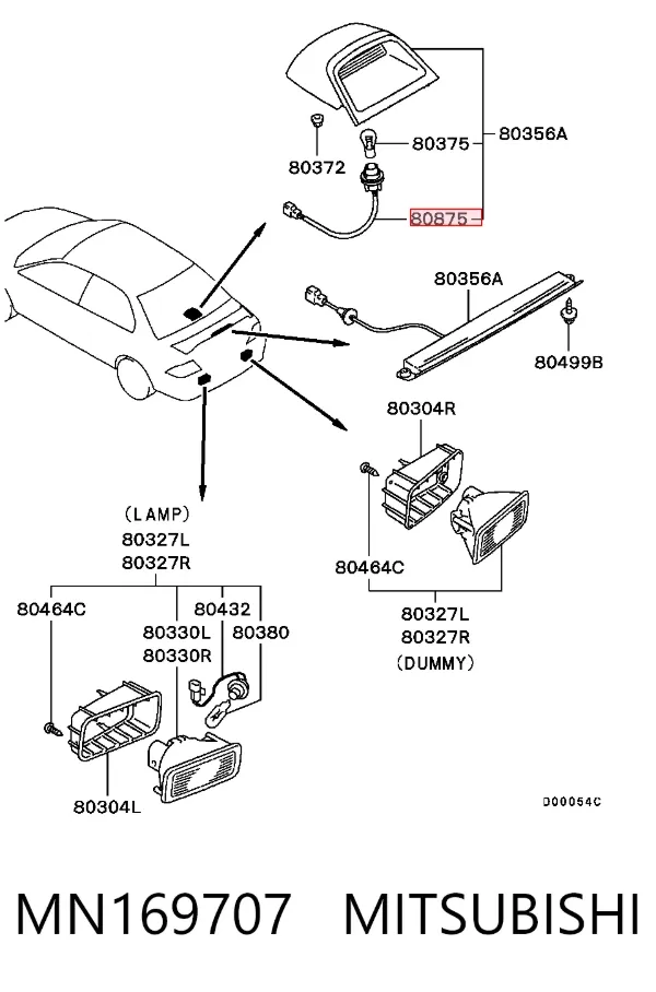  MN169707 Mitsubishi