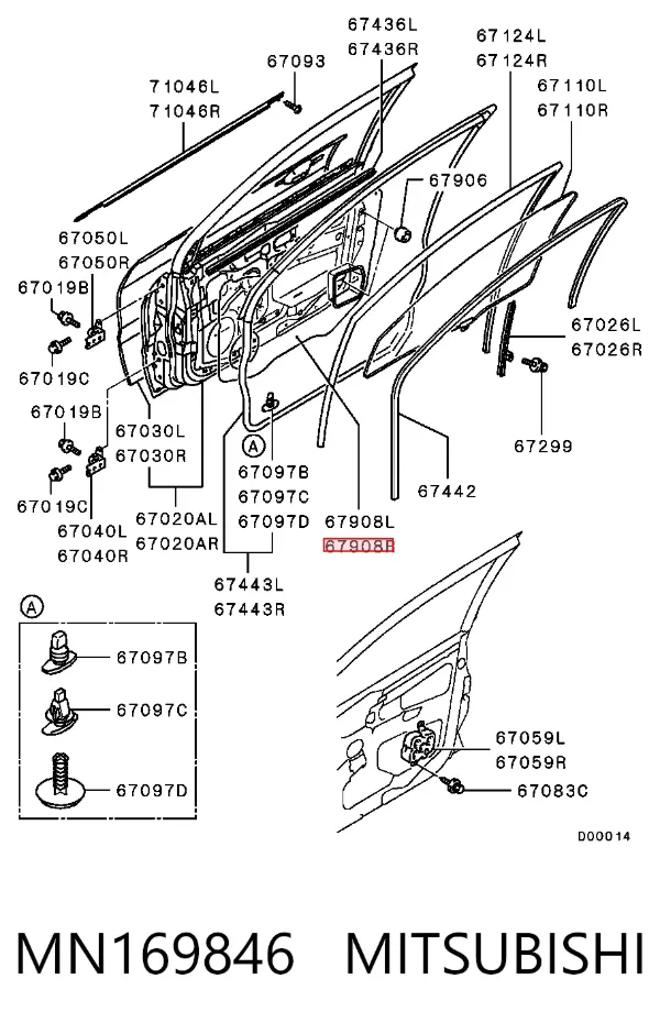 MN169846 Mitsubishi