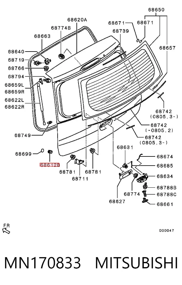  MN170833 Mitsubishi