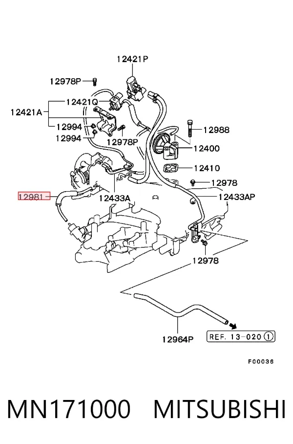  MN171000 Mitsubishi