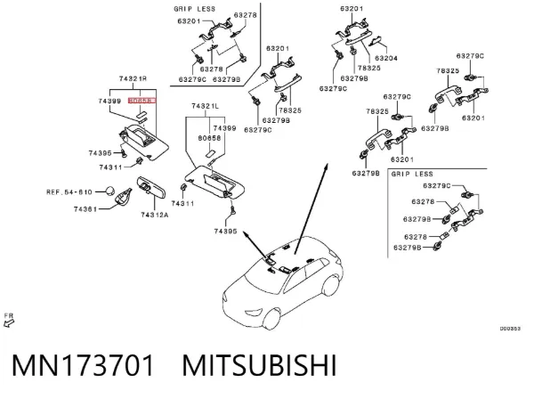 MN173701 Mitsubishi