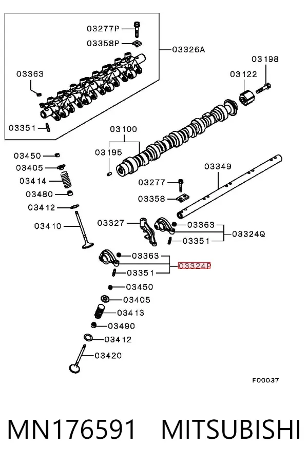  MN176591 Mitsubishi