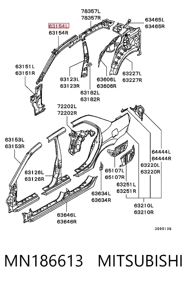  MN186613 Mitsubishi