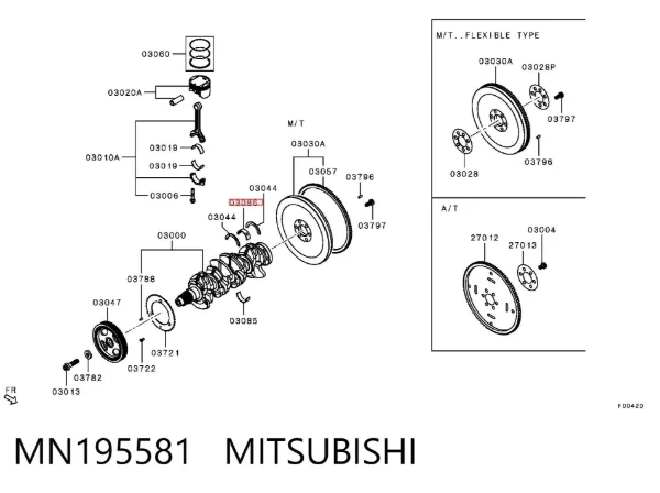Вкладыши коленвала коренные, комплект, стандарт (STD) M932ASTD Taiho