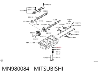 Сухарь клапана MITSUBISHI MN980084