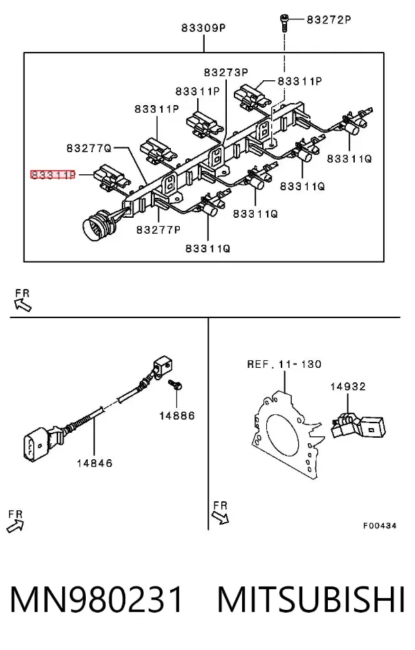  MN980231 Mitsubishi