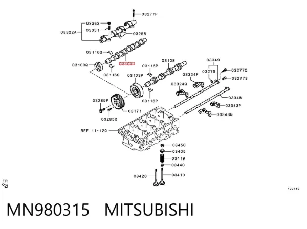  MN980315 Mitsubishi