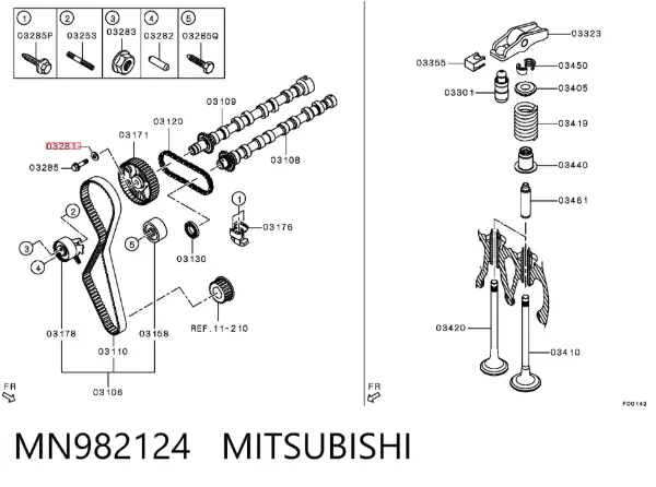  MN982124 Mitsubishi