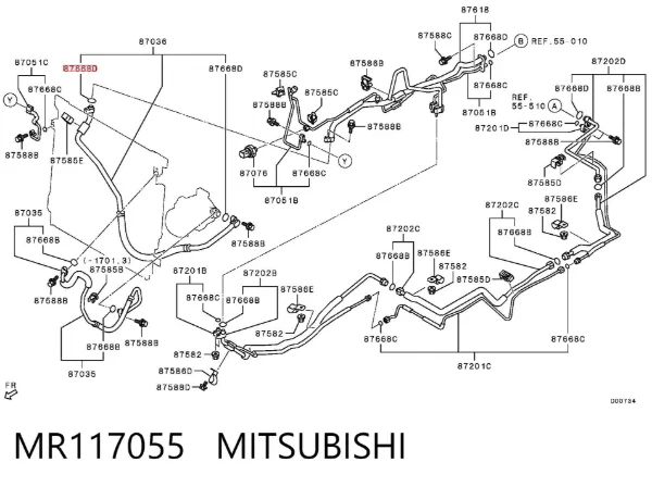  MR117055 Mitsubishi