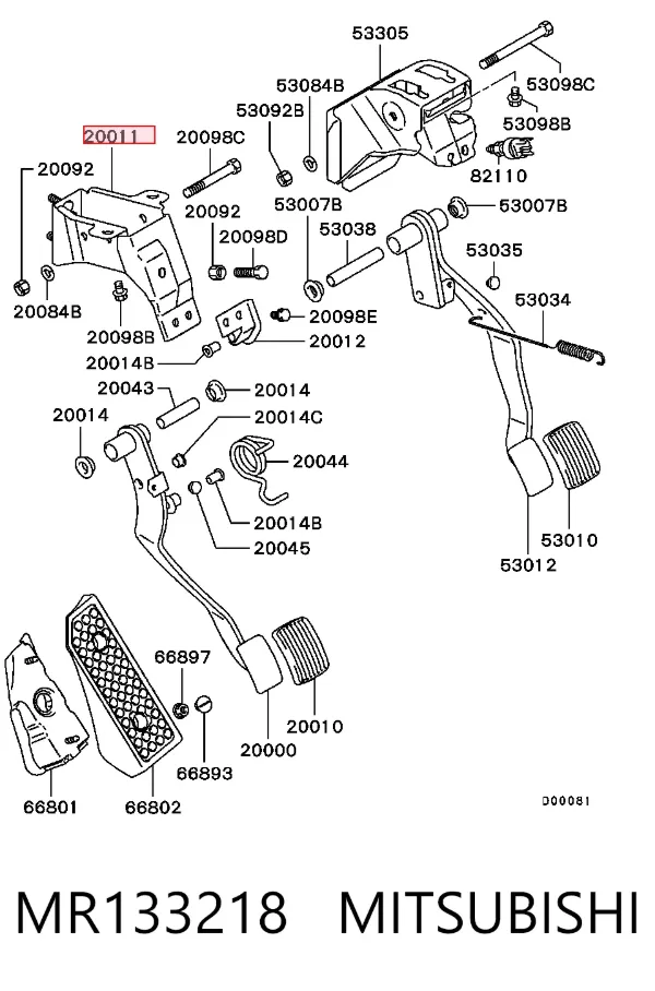  MR133218 Mitsubishi
