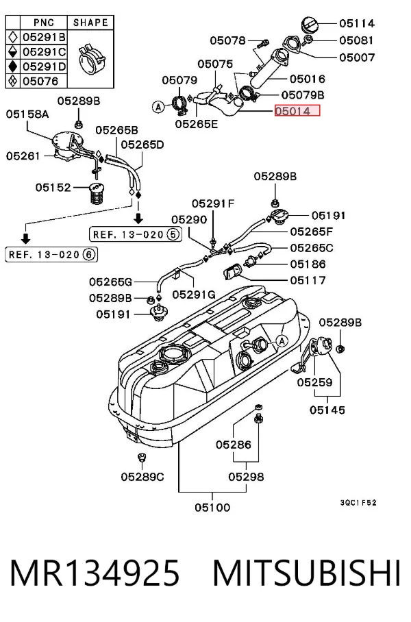  MR134925 Mitsubishi