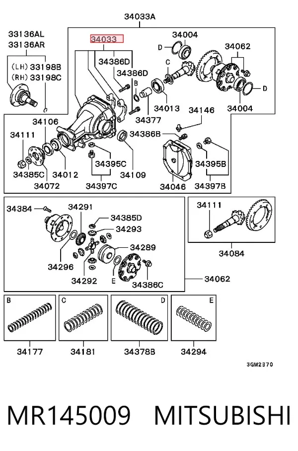  MR145009 Mitsubishi