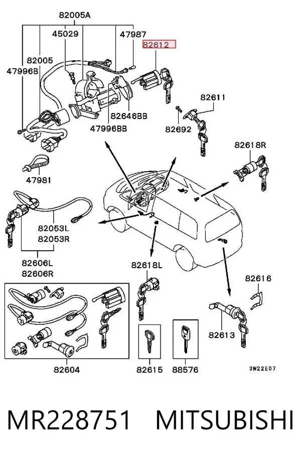  MR228751 Mitsubishi