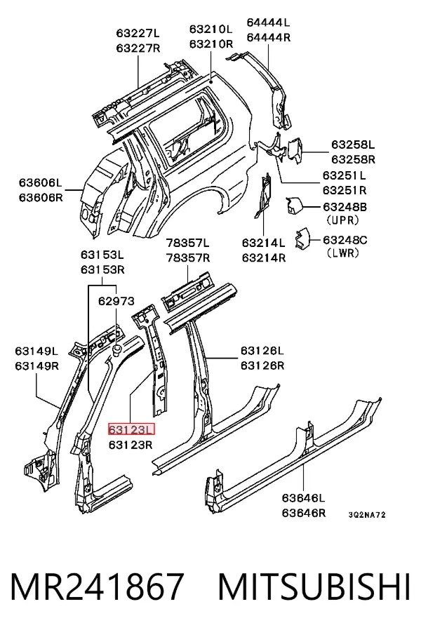  MR241867 Mitsubishi