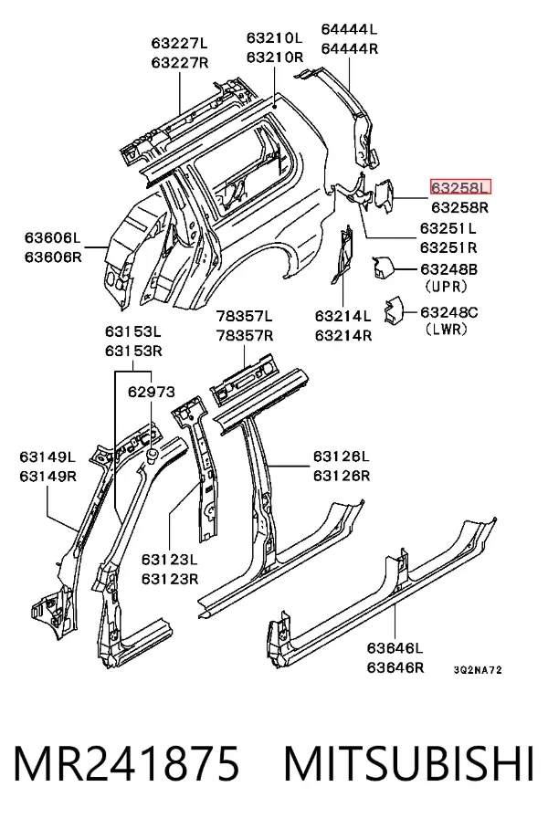  MR241875 Mitsubishi
