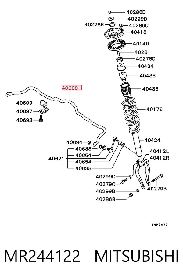  MR244122 Mitsubishi