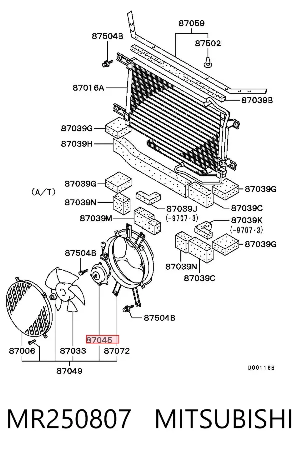 MR250807 Mitsubishi