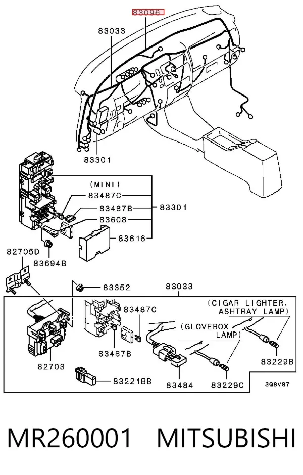  MR260001 Mitsubishi