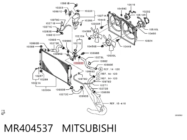  MR404537 Mitsubishi
