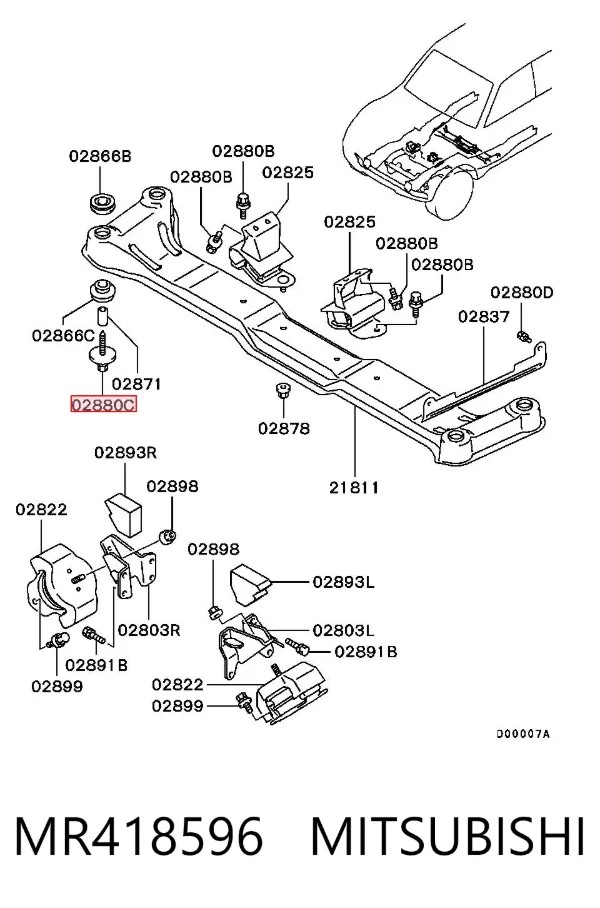  MR418596 Mitsubishi