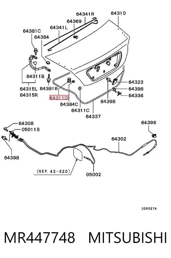  MR447748 Mitsubishi