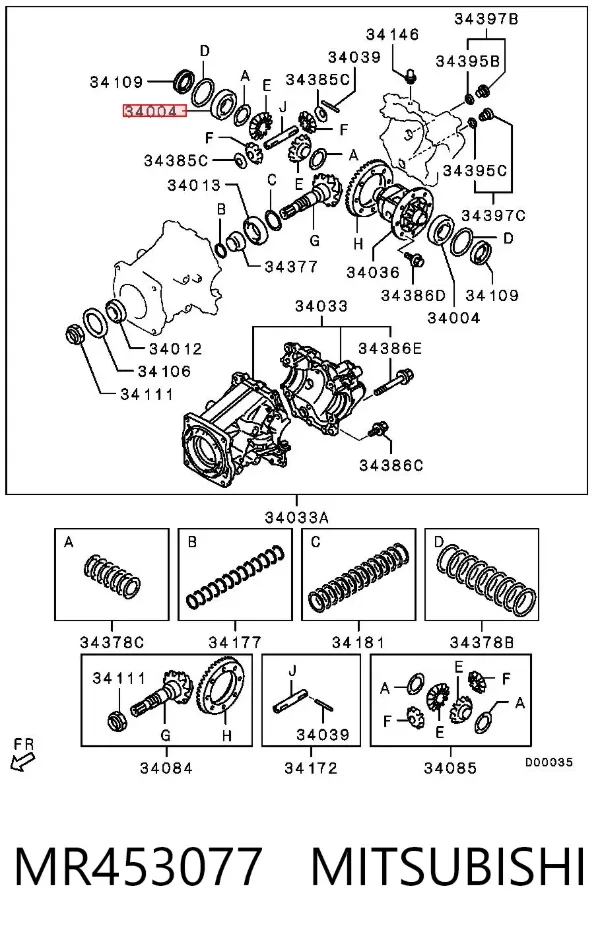  MR453077 Mitsubishi
