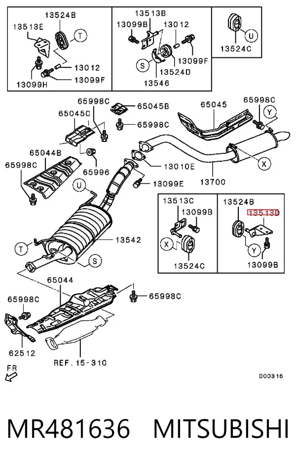  MR481636 Mitsubishi