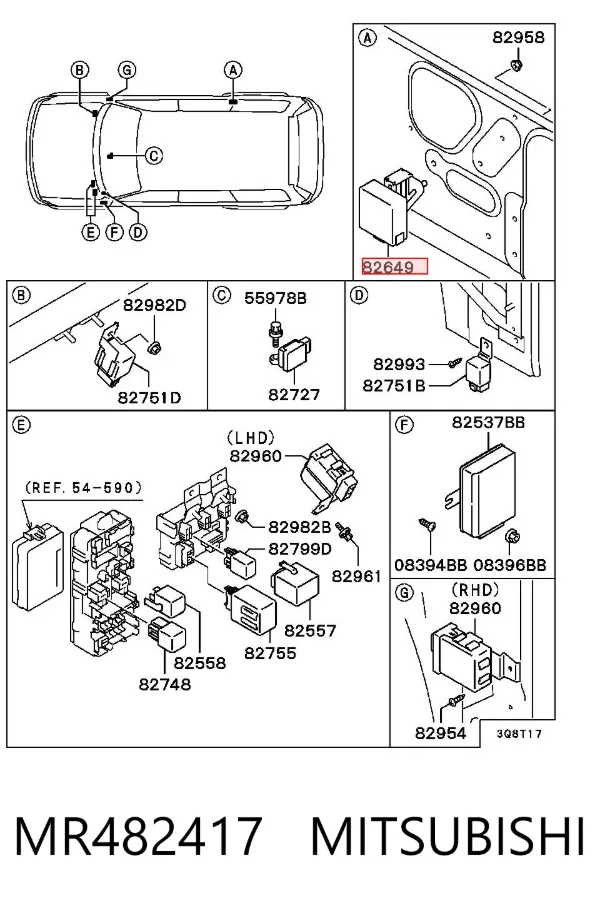  MR482417 Mitsubishi