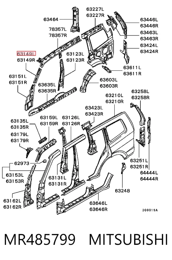  MR485799 Mitsubishi