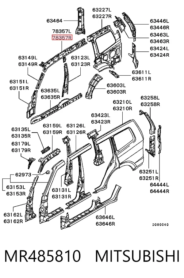  MR485810 Mitsubishi