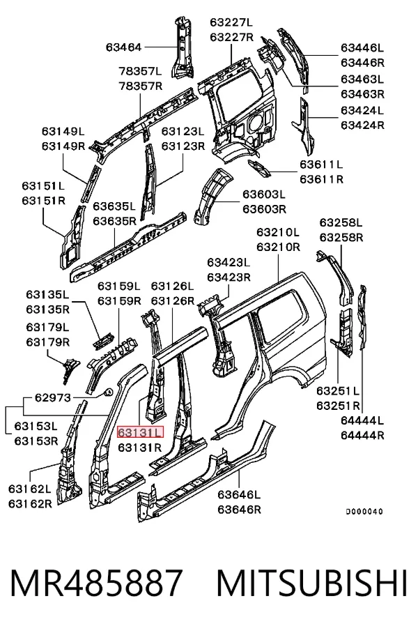  MR485887 Mitsubishi