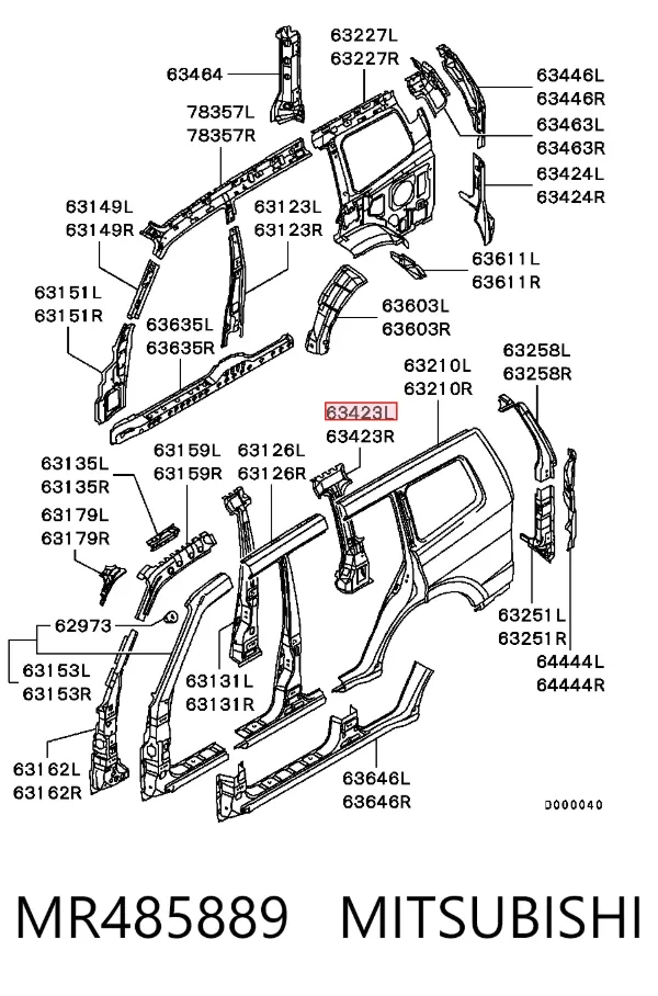  MR485889 Mitsubishi
