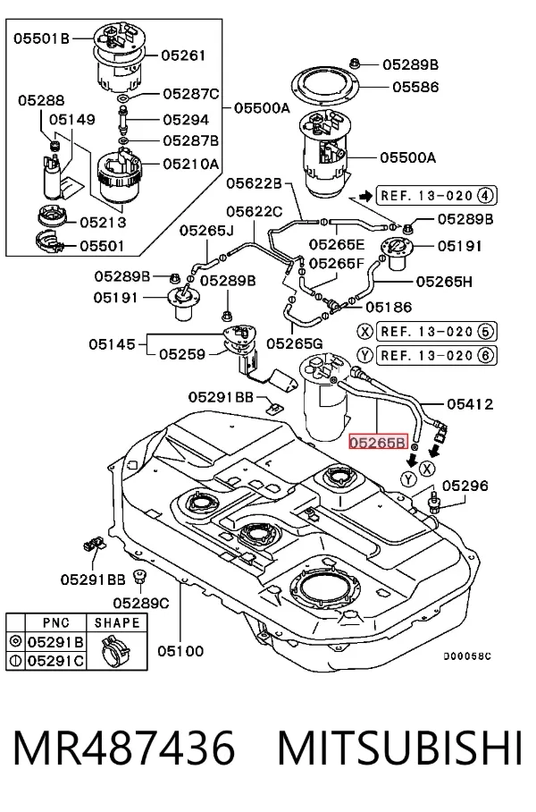  MR487436 Mitsubishi