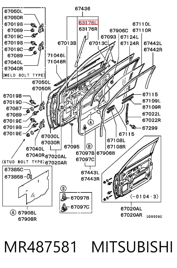  MR487581 Mitsubishi