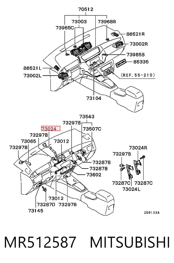  MR512587 Mitsubishi