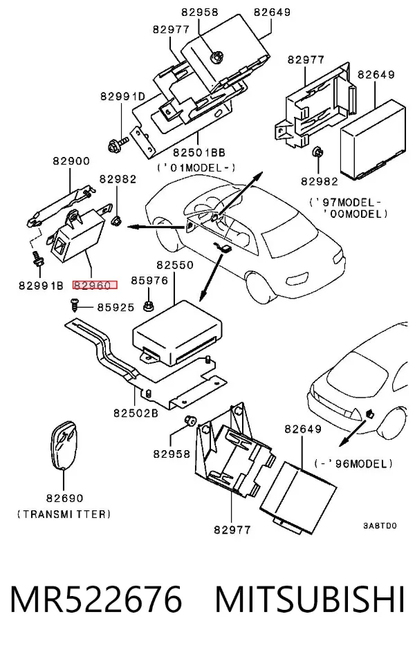  MR522676 Mitsubishi