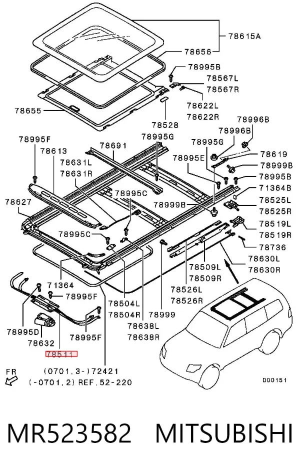  MR523582 Mitsubishi