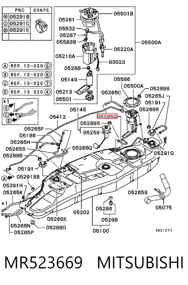  MR523669 Mitsubishi
