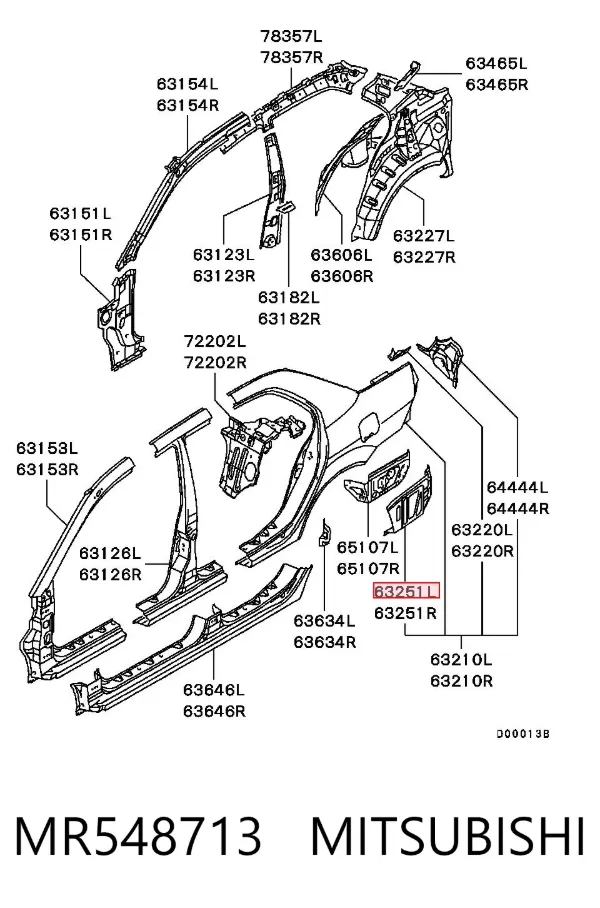  MR548713 Mitsubishi