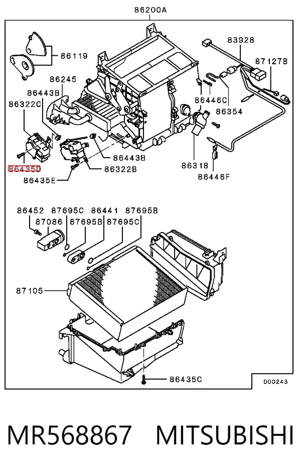  MR568867 Mitsubishi