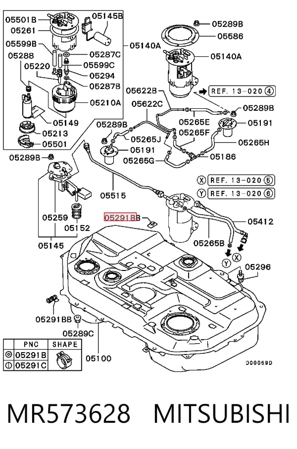  MR573628 Mitsubishi