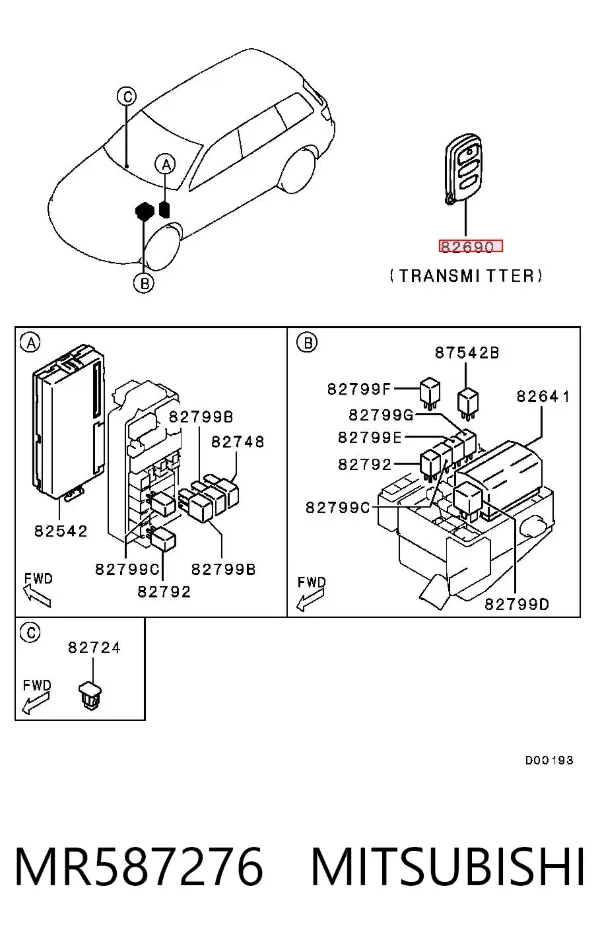  MR587276 Mitsubishi