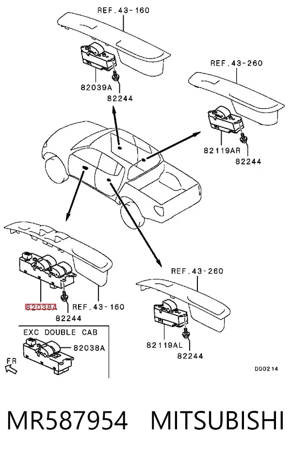  MR587954 Mitsubishi
